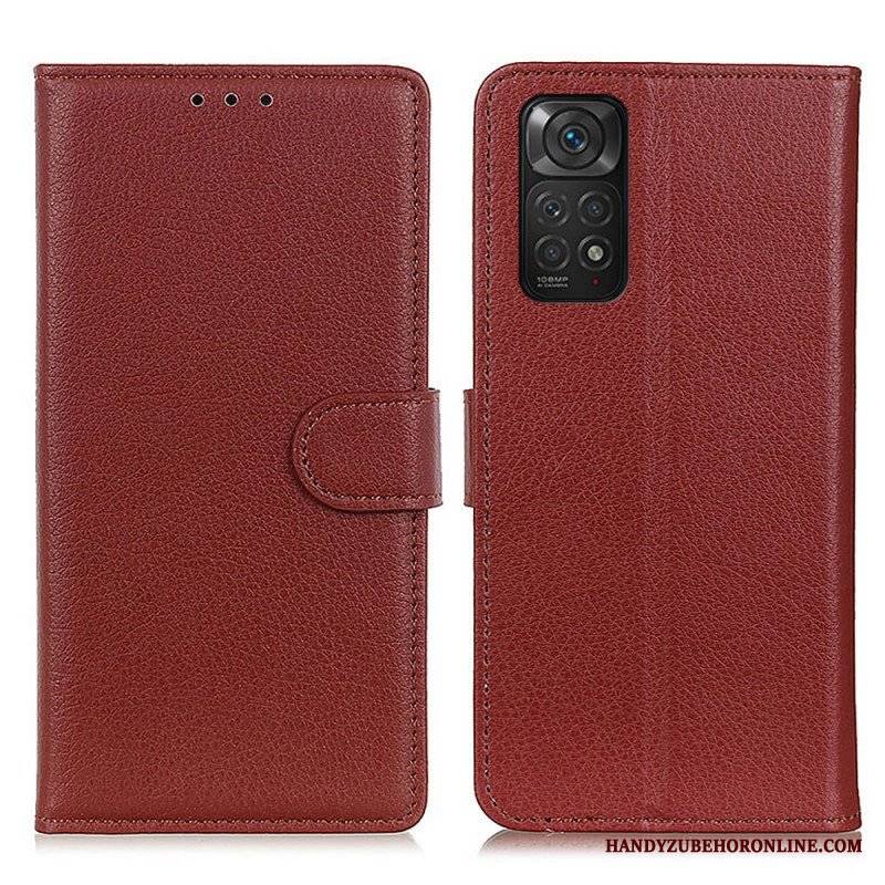 Etui Folio do Xiaomi Redmi Note 11 / 11S Tradycyjnie Liczi