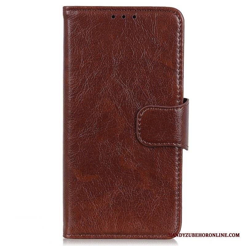 Etui Folio do Xiaomi Redmi Note 12 4G Dwoina Skóry Nappa