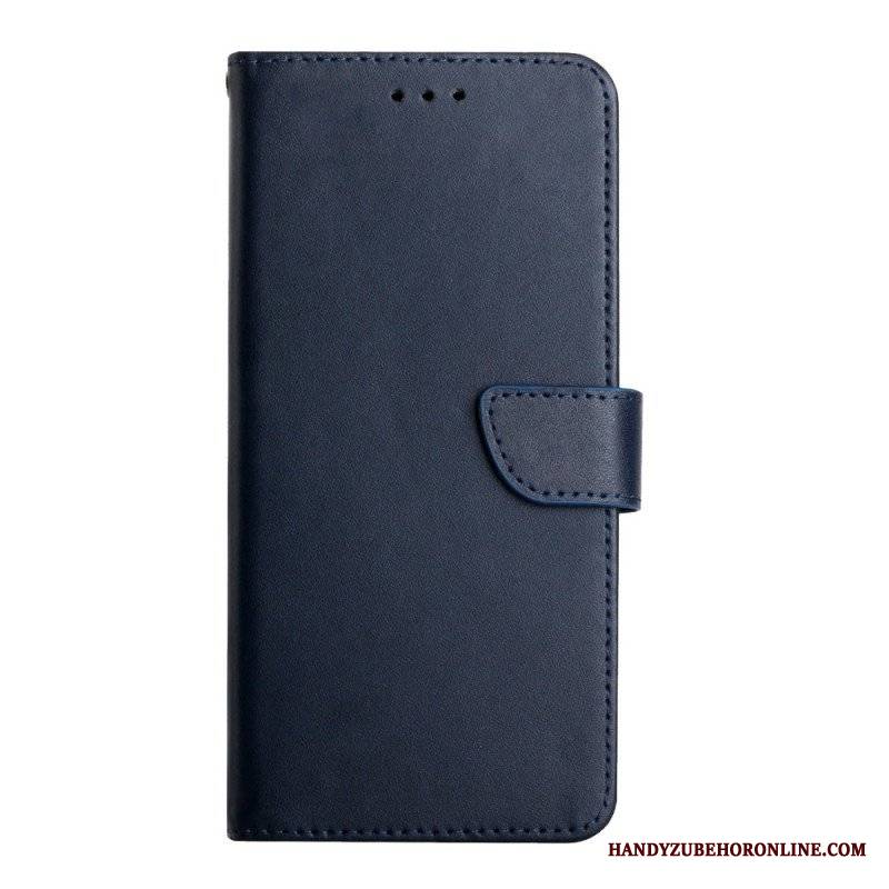 Etui Folio do Xiaomi Redmi Note 12 4G Prawdziwa Skóra Nappa