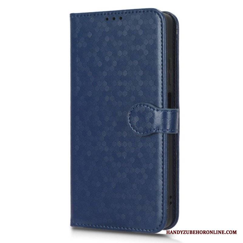 Etui Folio do Xiaomi Redmi Note 12 Pro Plus z Łańcuch Wzór 3d Na Ramiączkach