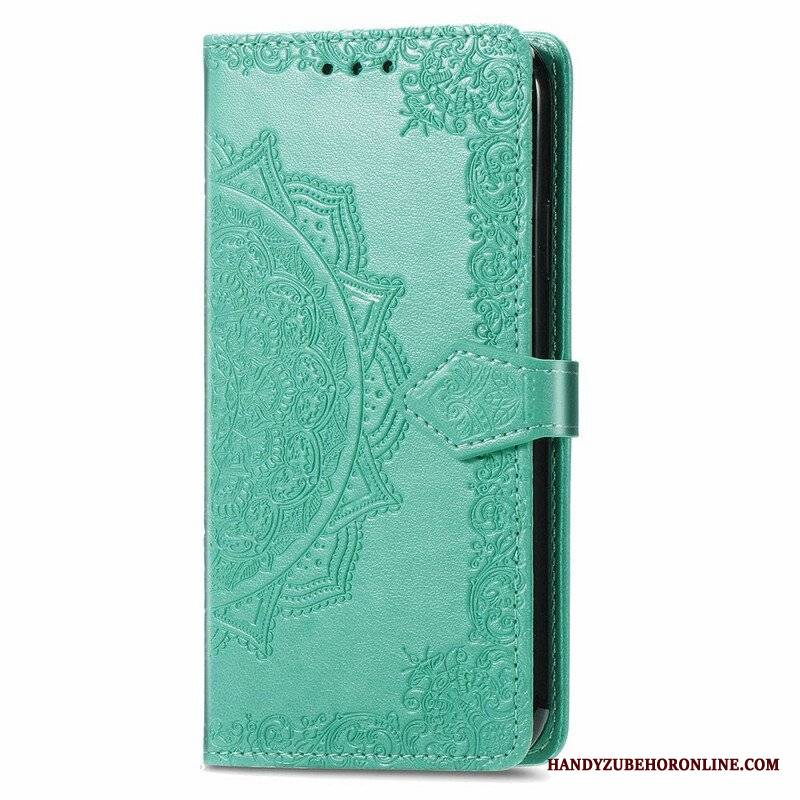 Etui Folio do iPhone 13 Mini Średniowiecze Mandali