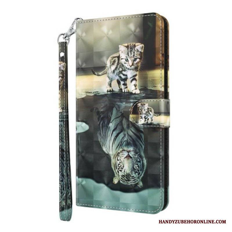 Etui Folio do iPhone 13 Pro Ernest Tygrys