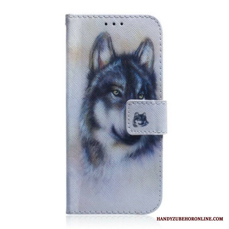 Etui Folio do iPhone 13 Pro Max Wygląd Psa