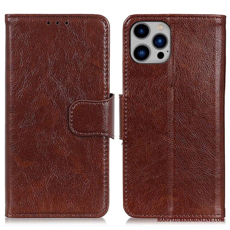 Etui Folio do iPhone 14 Plus Dwoina Skóry Nappa