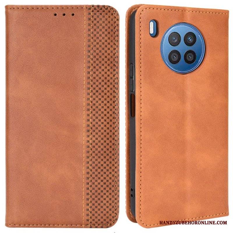 Etui Na Telefon do Honor 50 Lite Etui Folio Stylizowany Efekt Skóry W Stylu Vintage