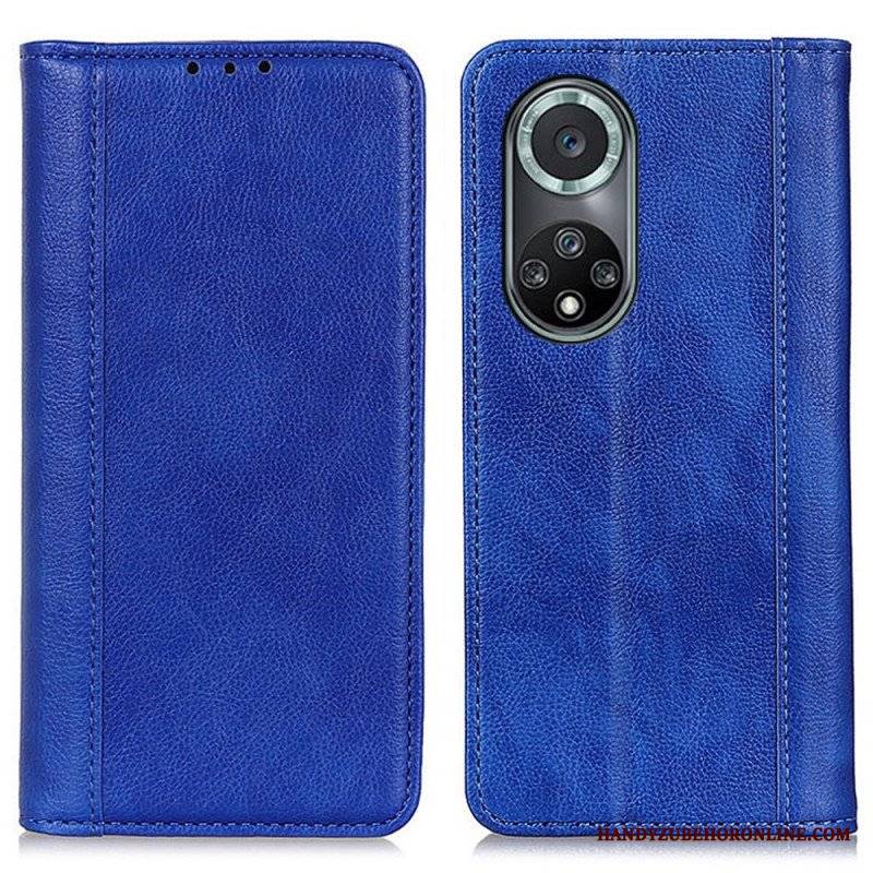 Etui Na Telefon do Honor 50 Pro Etui Folio Skóra Liczi Pro Elegance Split