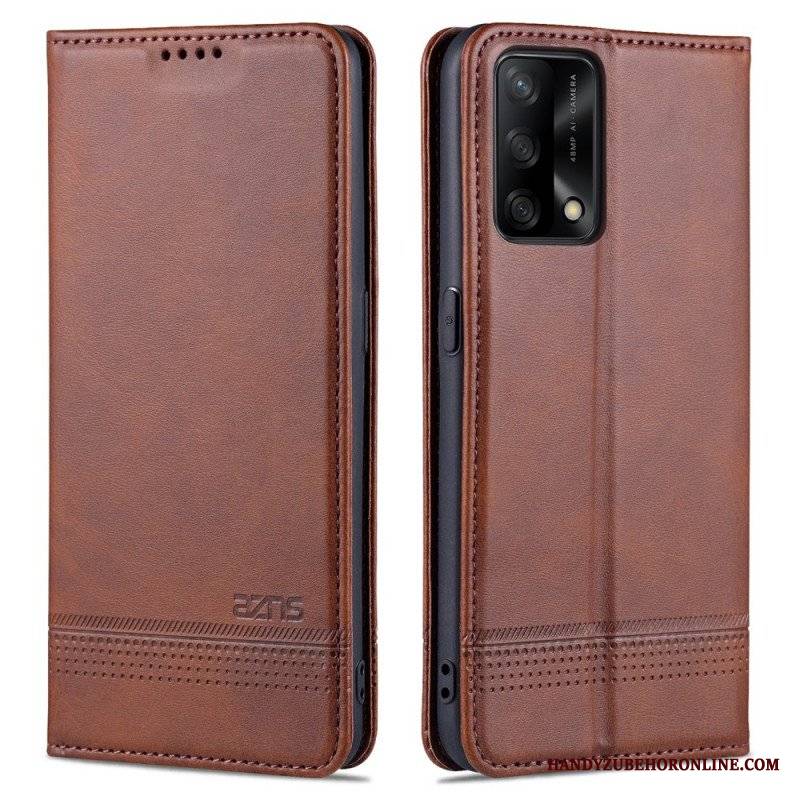 Etui Na Telefon do Oppo A74 4G Etui Folio Sztuczna Skóra Azns