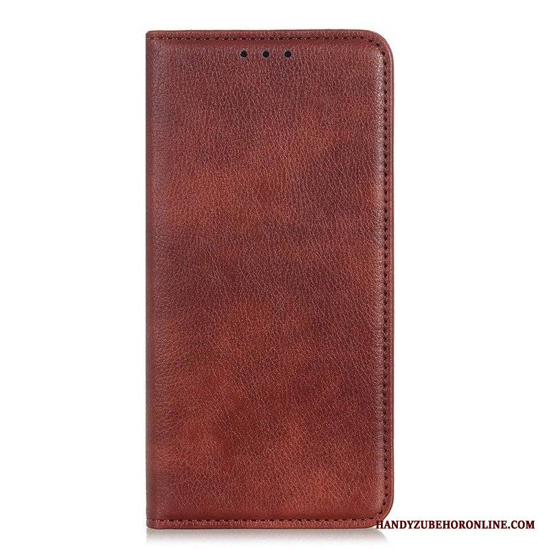 Etui Na Telefon do Xiaomi Redmi Note 11 / 11S Etui Folio Liczi Split Skórzana Tekstura