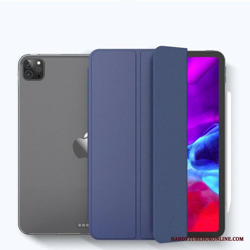 Etui Na Telefon do iPad Pro 12.9" (2022) Sztuczna Skóra I Przezroczysta