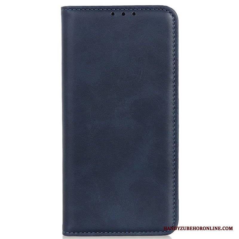 Etui Na Telefon do iPhone 14 Etui Folio Elegancka Dwoina Skórzana