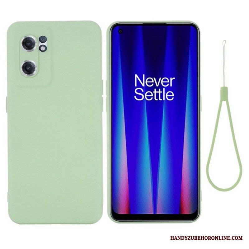 Etui do OnePlus Nord CE 2 5G Tekstura Z Mikrofibry