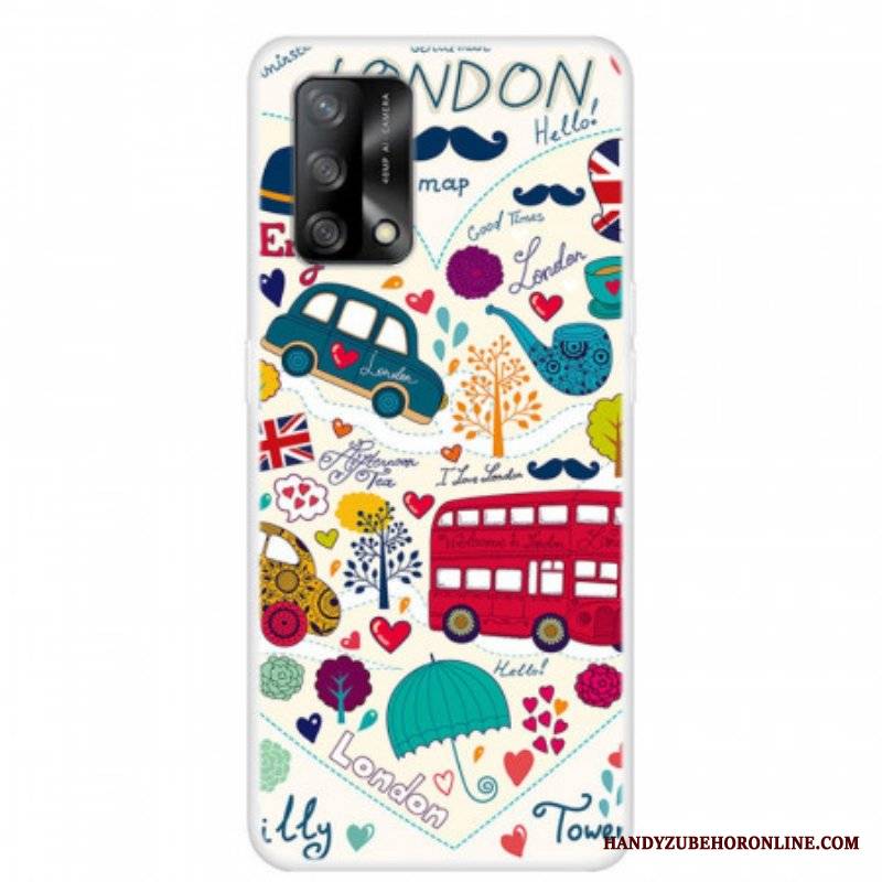 Etui do Oppo A74 4G Życie W Londynie