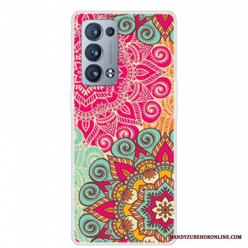 Etui do Oppo Reno 6 Pro 5G Neonowa Mandala