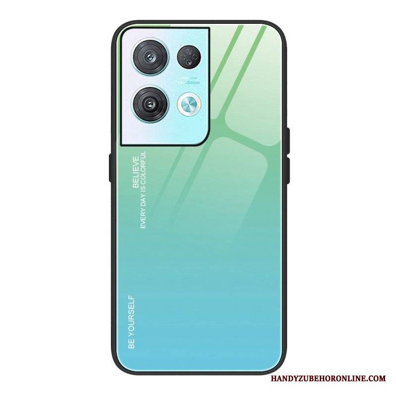 Etui do Oppo Reno 8 Pro Uwierz W Szkło Hartowane