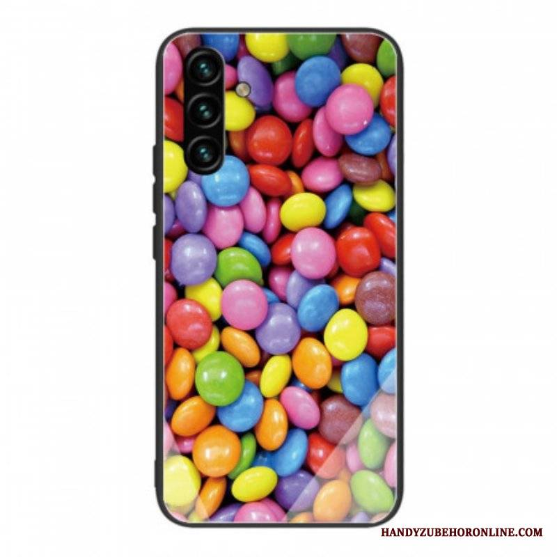 Etui do Samsung Galaxy A13 5G / A04s Cukierki Ze Szkła Hartowanego