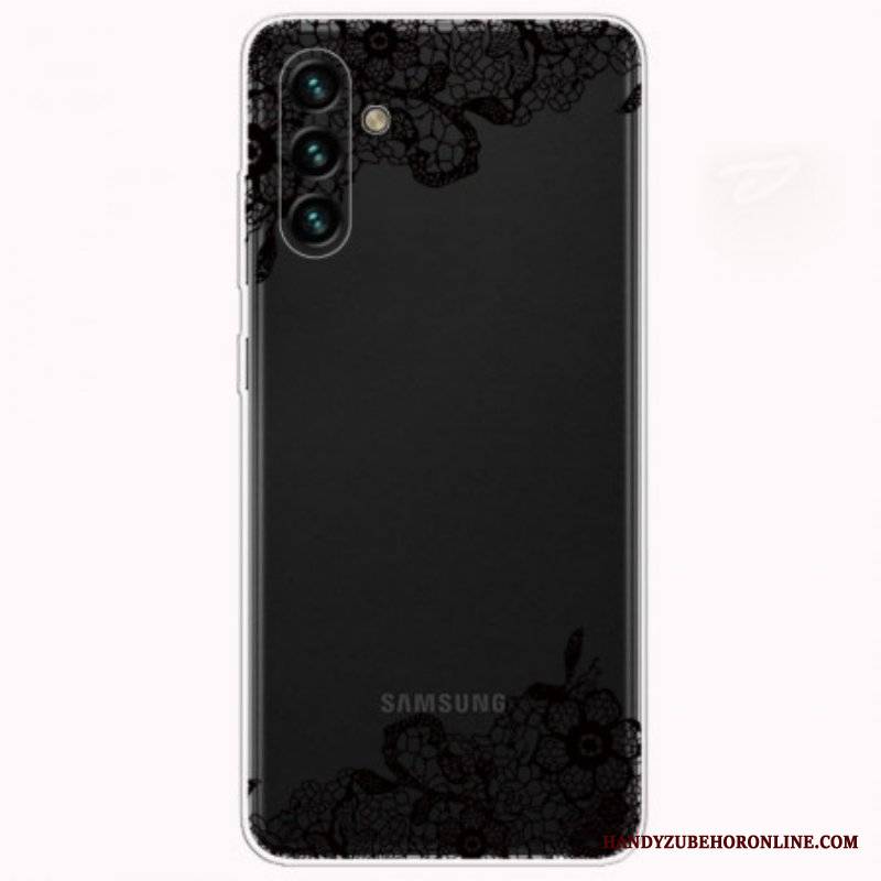 Etui do Samsung Galaxy A13 5G / A04s Delikatna Koronka