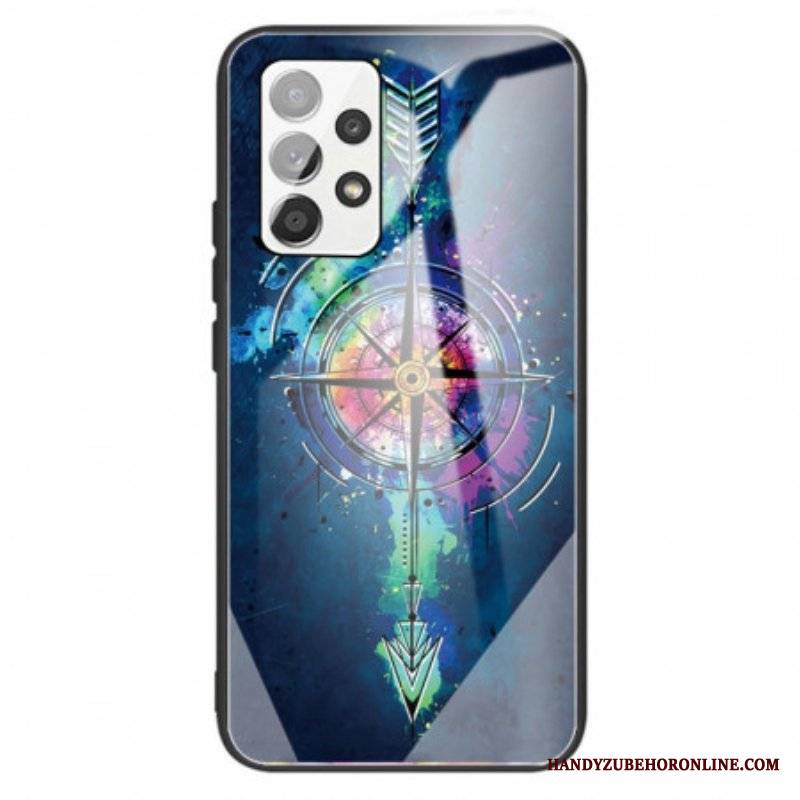 Etui do Samsung Galaxy A13 Strzała Ze Szkła Hartowanego