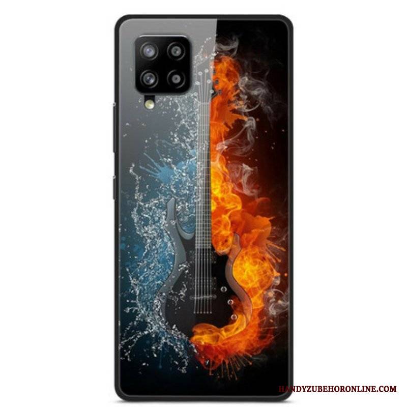 Etui do Samsung Galaxy A42 5G Gitara Ze Szkła Hartowanego