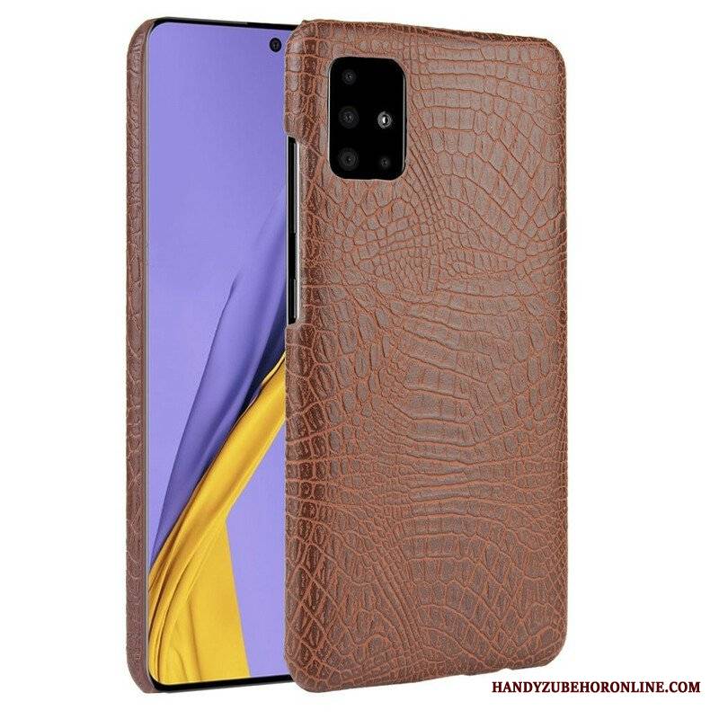 Etui do Samsung Galaxy A51 5G Efekt Skóry Krokodyla