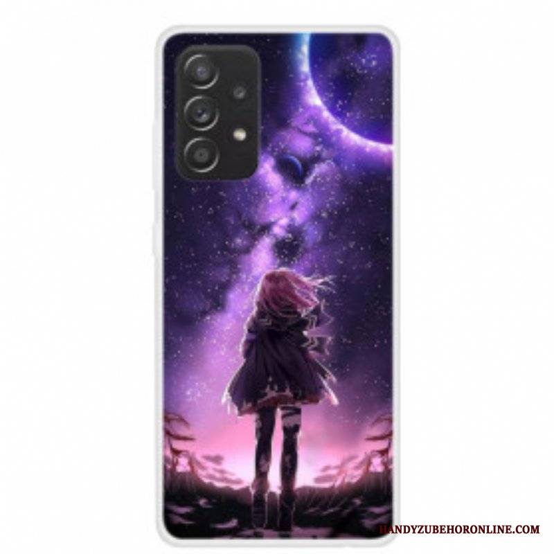 Etui do Samsung Galaxy A52 4G / A52 5G / A52s 5G Magiczna Pełnia Księżyca