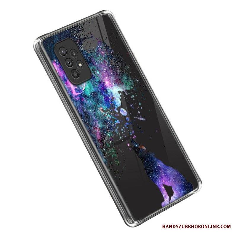 Etui do Samsung Galaxy A53 5G Bezszwowe Wilki