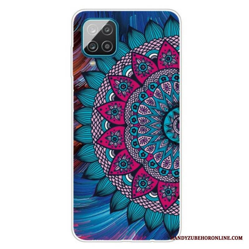 Etui do Samsung Galaxy M12 / A12 Kolorowa Mandala