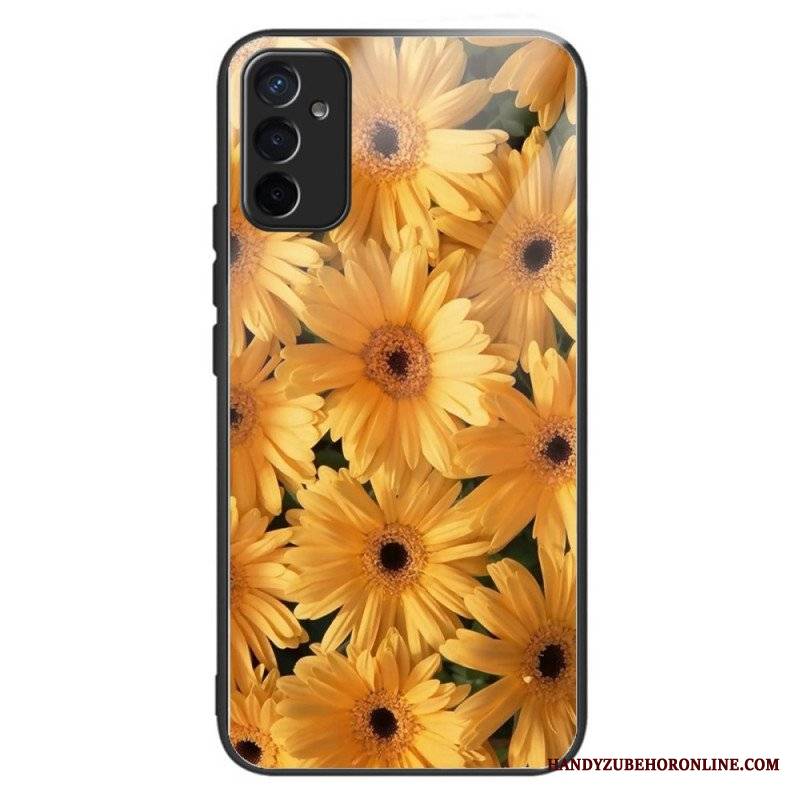 Etui do Samsung Galaxy M13 Szkło Hartowane Słoneczniki