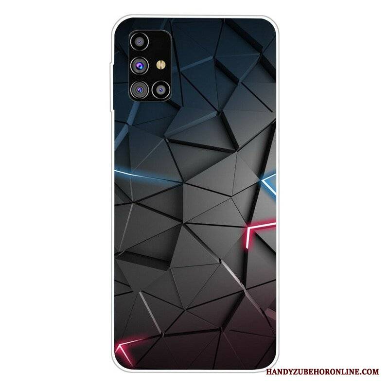 Etui do Samsung Galaxy M51 Elastyczna Geometria