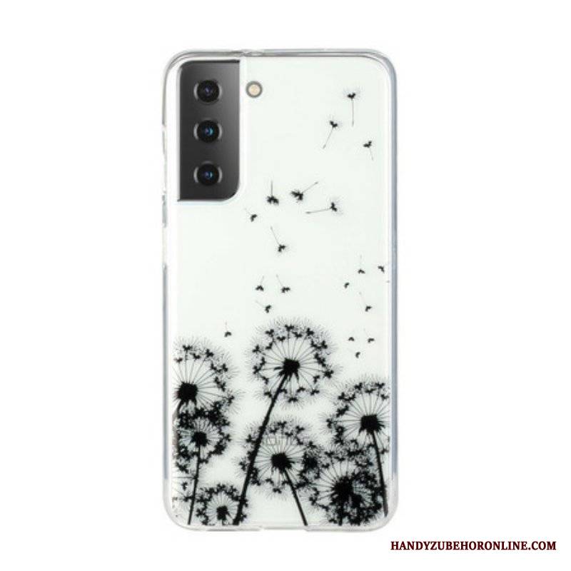 Etui do Samsung Galaxy S21 5G Bezszwowi Czarni Dandelions