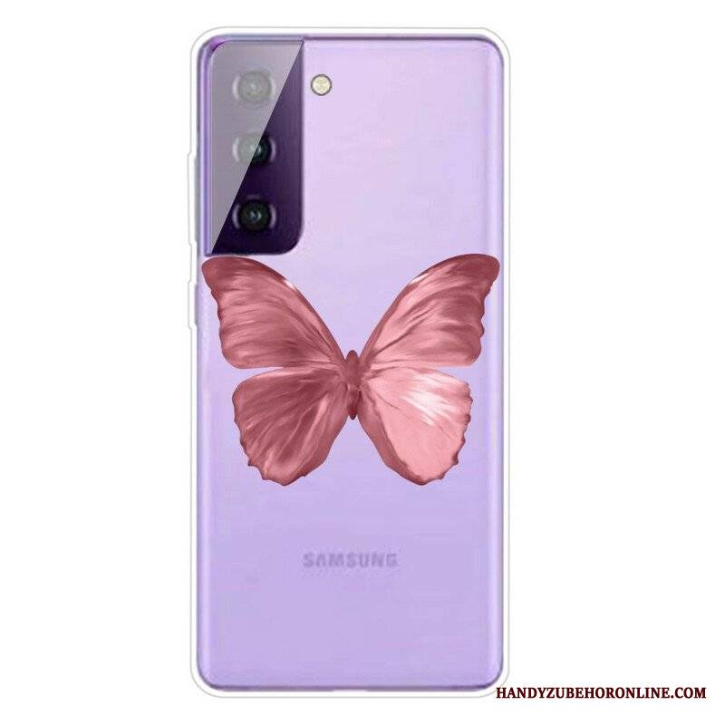 Etui do Samsung Galaxy S21 5G Dzikie Motyle