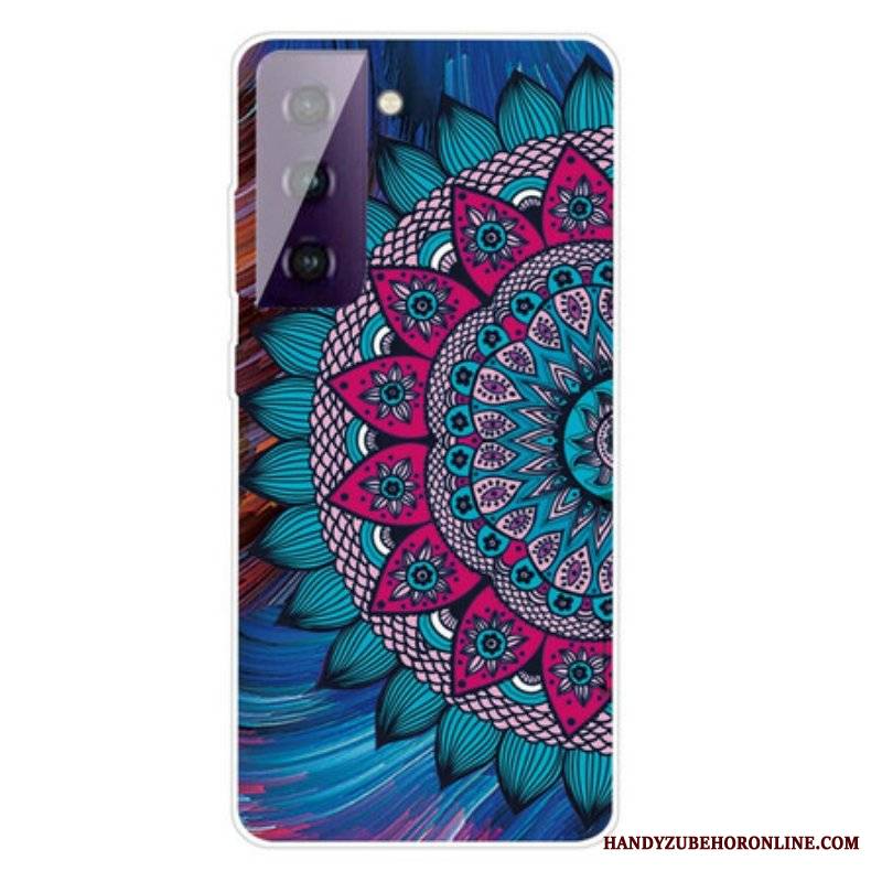 Etui do Samsung Galaxy S21 5G Kolorowa Mandala