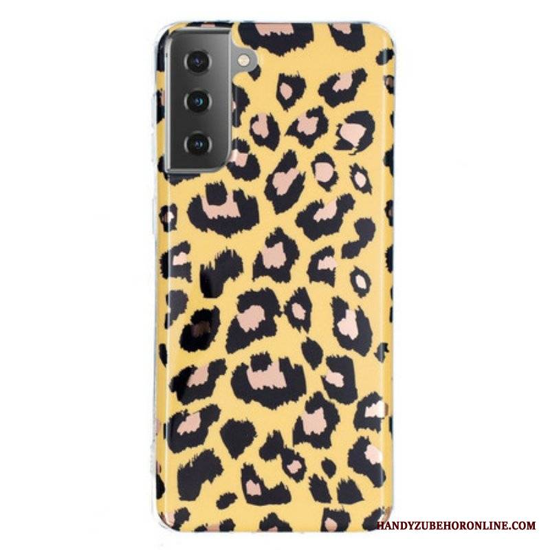 Etui do Samsung Galaxy S21 5G Marmur W Stylu Lamparta