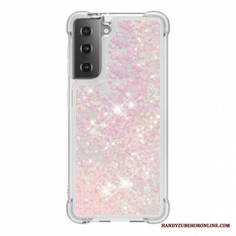 Etui do Samsung Galaxy S21 Plus 5G Pragnienia Cekiny