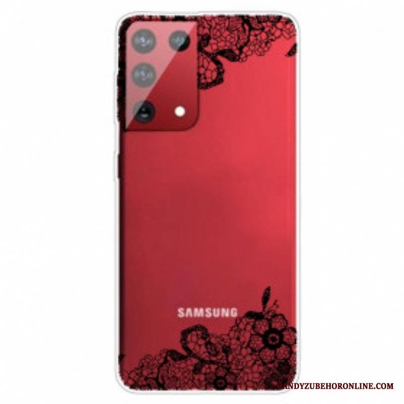 Etui do Samsung Galaxy S21 Ultra 5G Delikatna Koronka