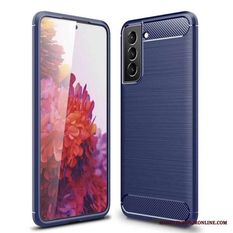 Etui do Samsung Galaxy S22 5G Szczotkowane Włókno Węglowe