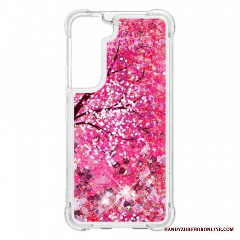 Etui do Samsung Galaxy S22 Plus 5G Brokatowe Drzewo