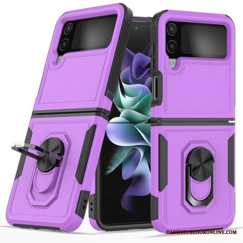 Etui do Samsung Galaxy Z Flip 4 Etui Folio Sztywny Ze Wsparciem Pierścienia