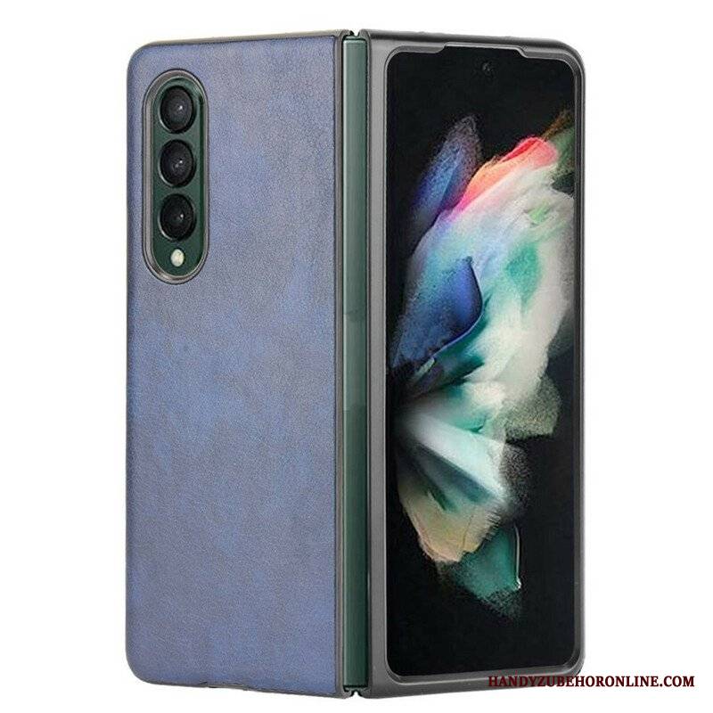 Etui do Samsung Galaxy Z Fold 3 5G Efekt Skóry Liczi