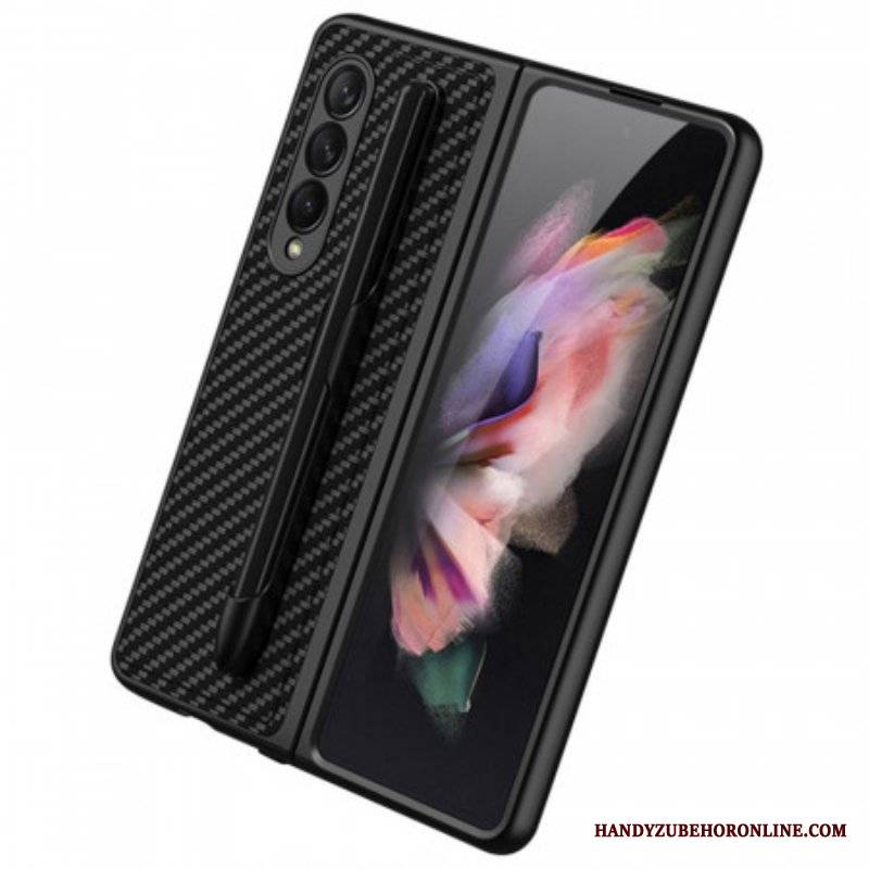 Etui do Samsung Galaxy Z Fold 3 5G Uchwyt Rysika Z Włókna Węglowego Gkk