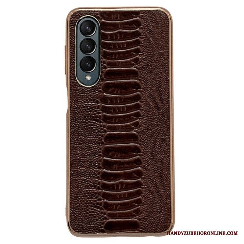 Etui do Samsung Galaxy Z Fold 4 Linia Croco