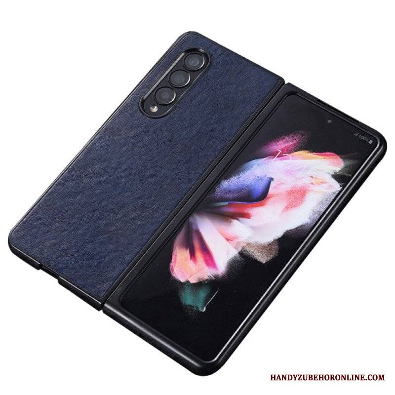 Etui do Samsung Galaxy Z Fold 4 Nylonowa Tekstura Ze Sztucznej Skóry