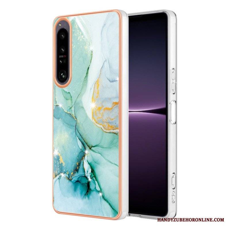 Etui do Sony Xperia 1 IV Kolorowy Marmur