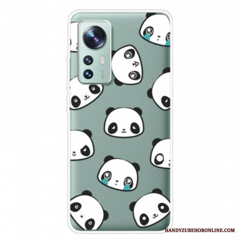 Etui do Xiaomi 12 Pro Głowy Pandy