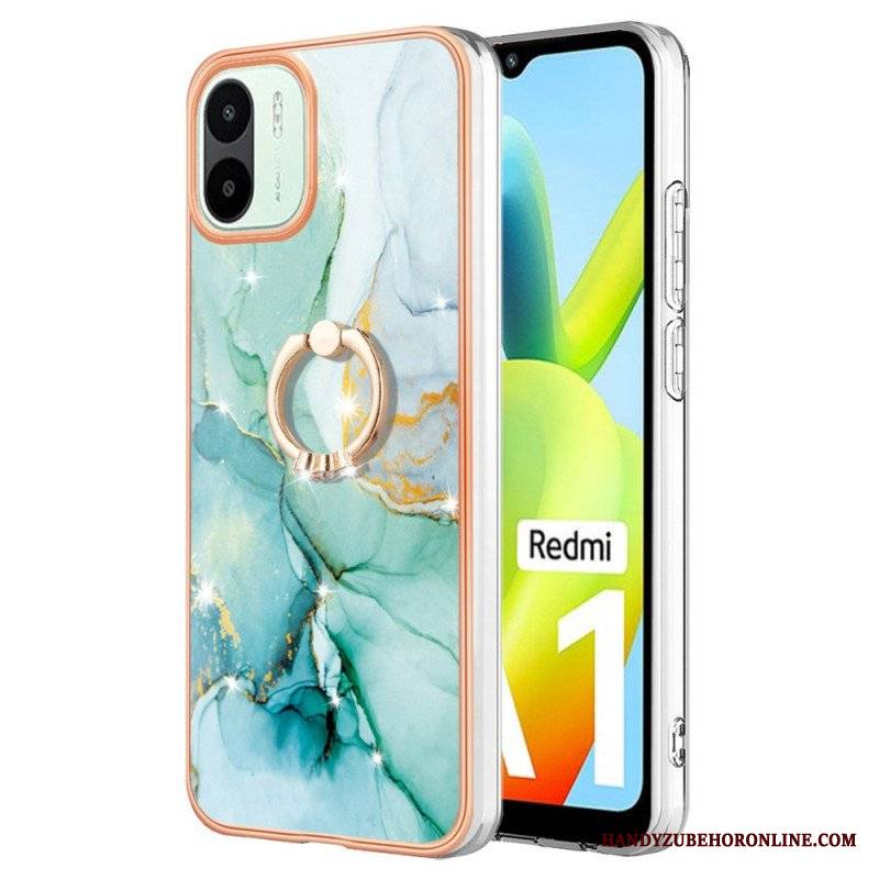 Etui do Xiaomi Redmi A1 Marmur Ze Wspornikiem Pierścienia