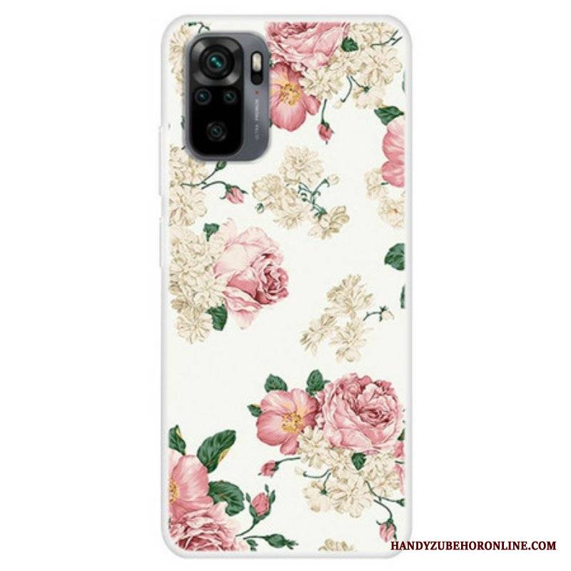 Etui do Xiaomi Redmi Note 10 / 10S Kwiaty Wolności