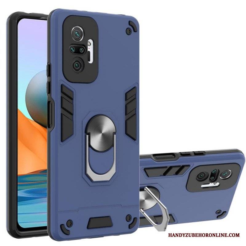 Etui do Xiaomi Redmi Note 10 Pro Odpinany Metaliczny Wspornik Pierścienia