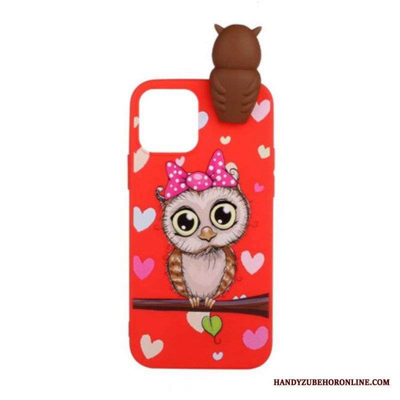 Etui do iPhone 13 Mini Panna Sowa 3d