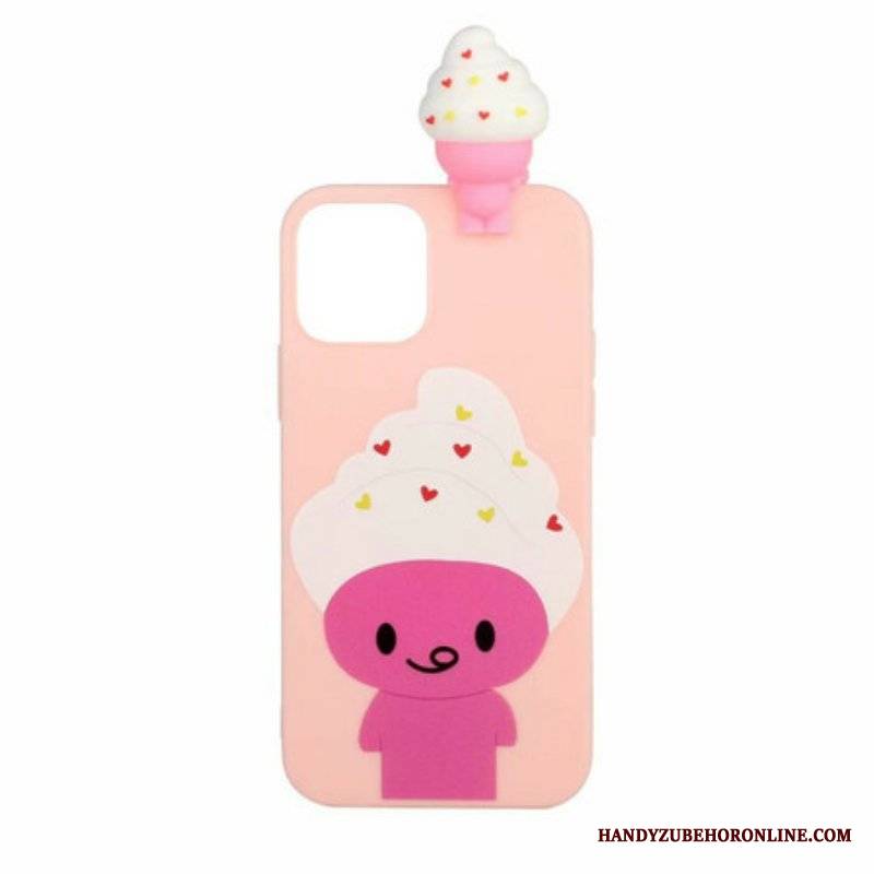 Etui do iPhone 13 Mini Zabawne Lody 3d