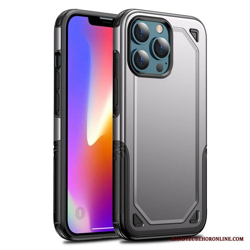 Etui do iPhone 13 Pro Efekt Metalicznego Pancerza