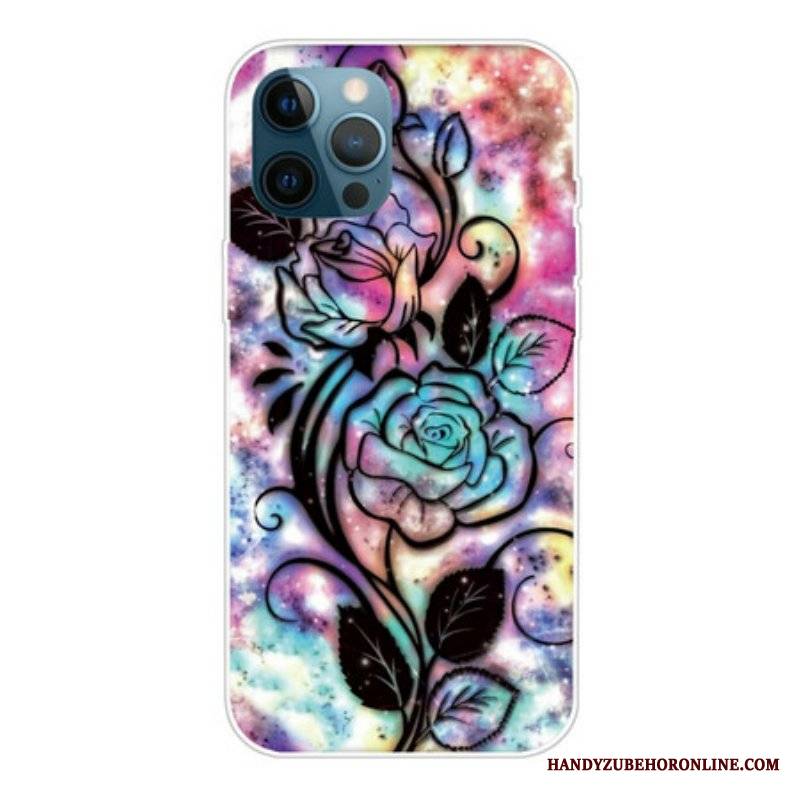 Etui do iPhone 13 Pro Graficzny Kwiat